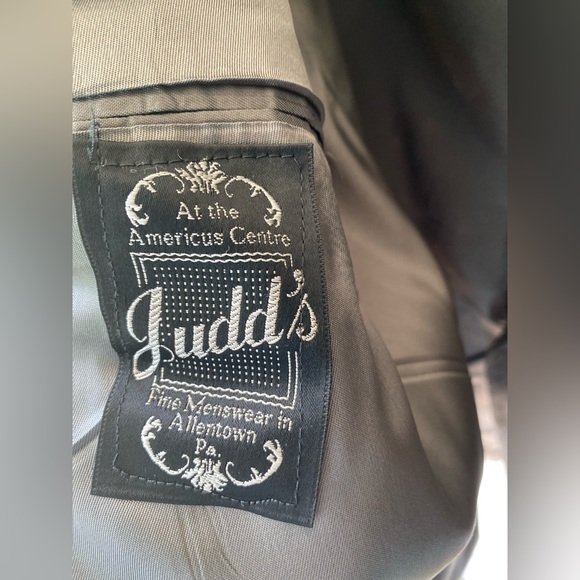 John D Craigmiles Classics Mens Gray Tweed Wool Blazer Jacket Gray Button 42R - Picture 7 of 10